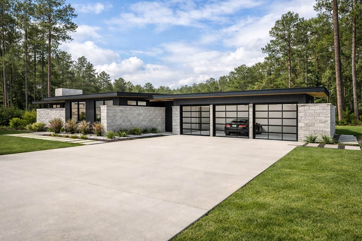 Contemporary 3-Bedroom House Plan with 2512 Sq Ft and Wrap-Around Porch — exterior