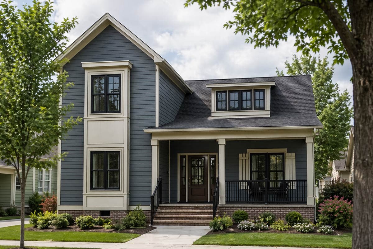 Modern Farmhouse House Plan with 3-4 Beds and Bonus Room — exterior