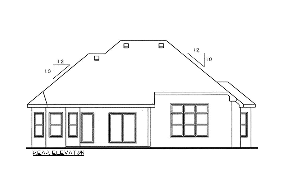 Charming Southern Traditional House Plan with 2-3 Bedrooms — exterior