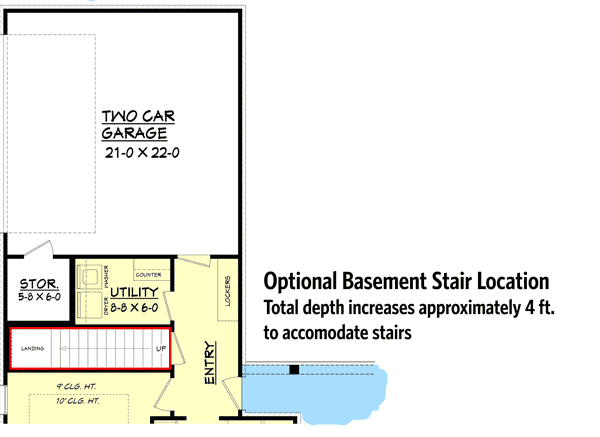 3 Bedroom Beauty Brick House Plan - 1715 Square Feet — exterior