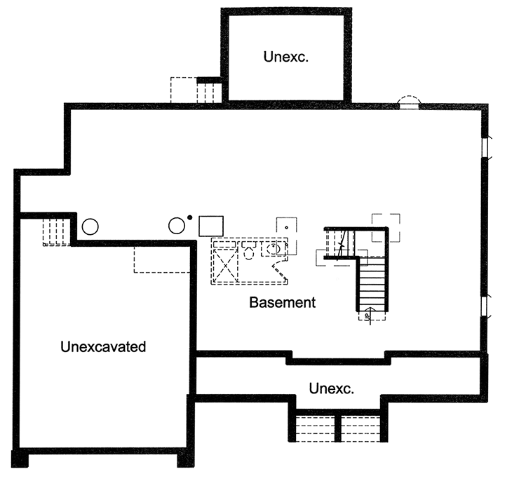 Traditional House Plan with Updated Amenities — exterior