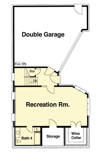 Southern House Plan with Stacked Porches — exterior