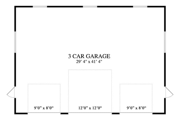 3-Car Garage with Room for an RV — exterior