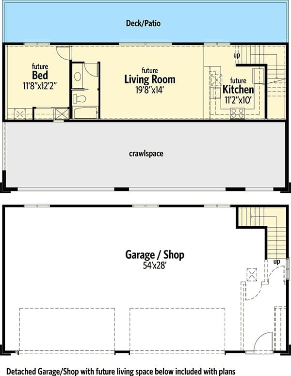Exclusive Prairie Modern Home Plan — exterior