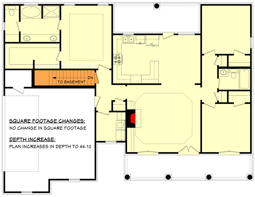 Main Level - Basement Stair Location