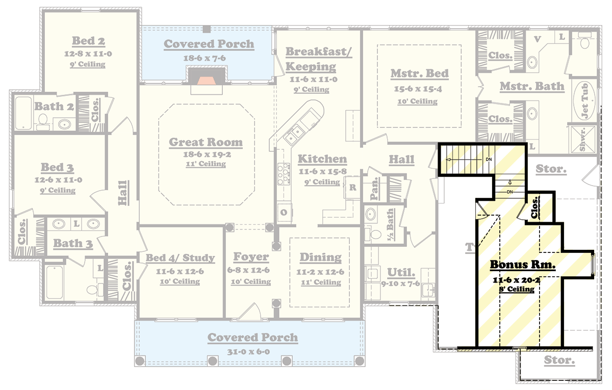 Optional Bonus Room