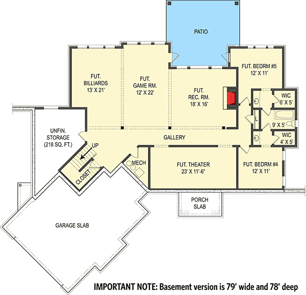 Lower Level- Optionally Finished Walkout Basement