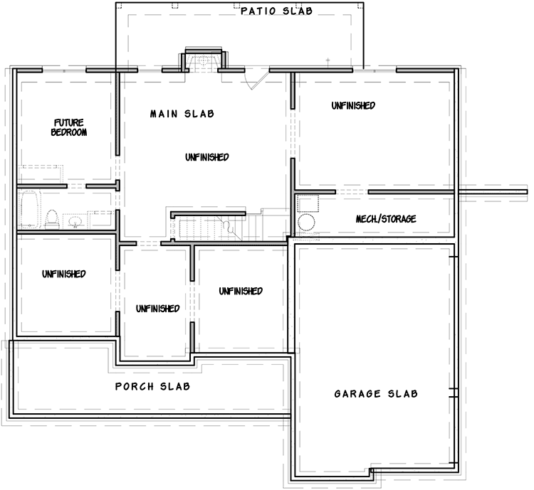 Unfinished basement