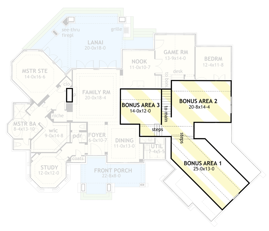 Upper Level Bonus Rooms