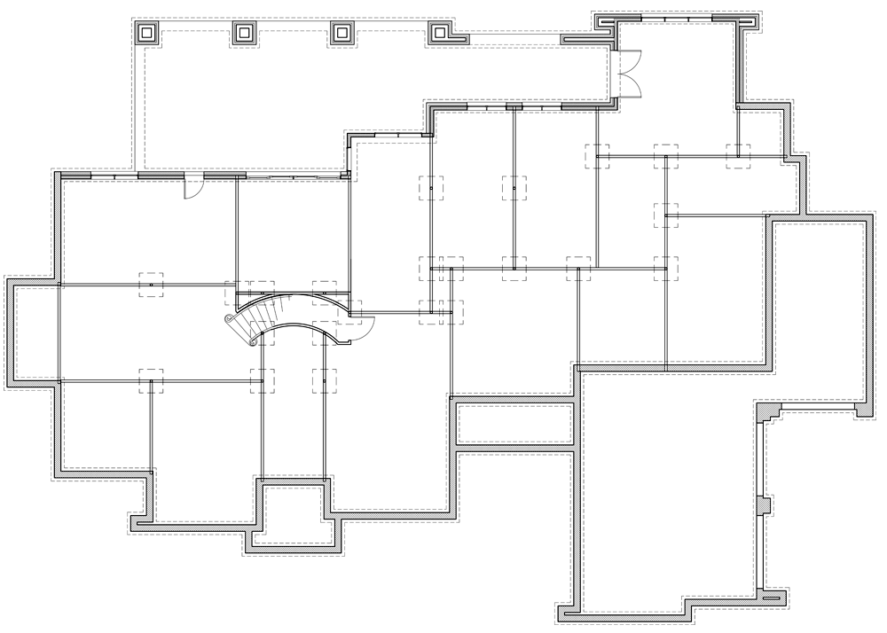 Unfinished Walkout Basement 