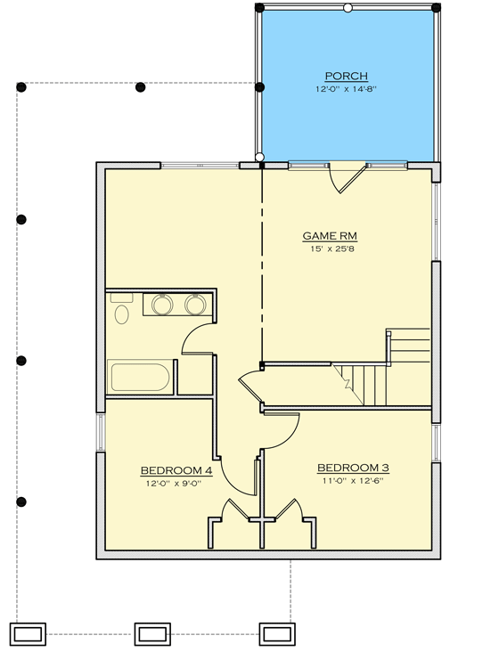 Finished Lower Level - Walkout