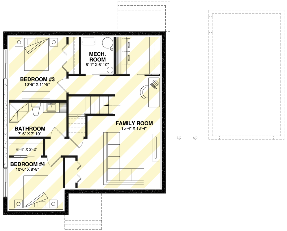 Optional Lower Level Layout ($ Paid Option)