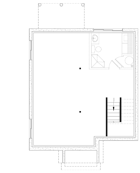 Unfinished Basement Level