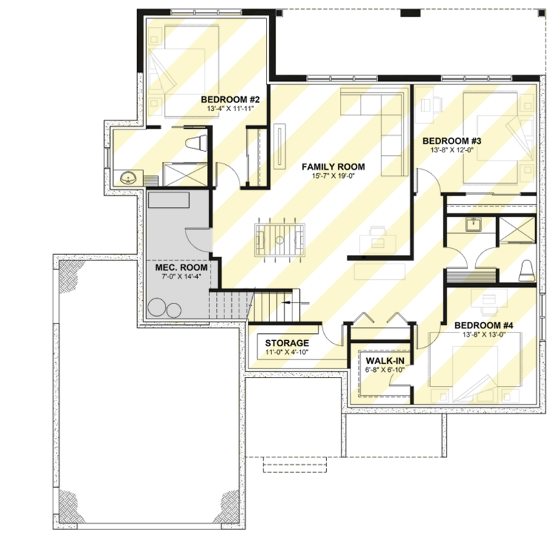 Optional Lower Level Layout ($ Paid Option)