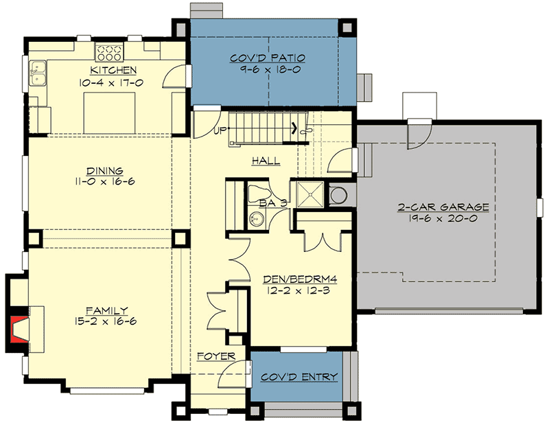 Plan 23557JD: Craftsman With Stunning Open Layout