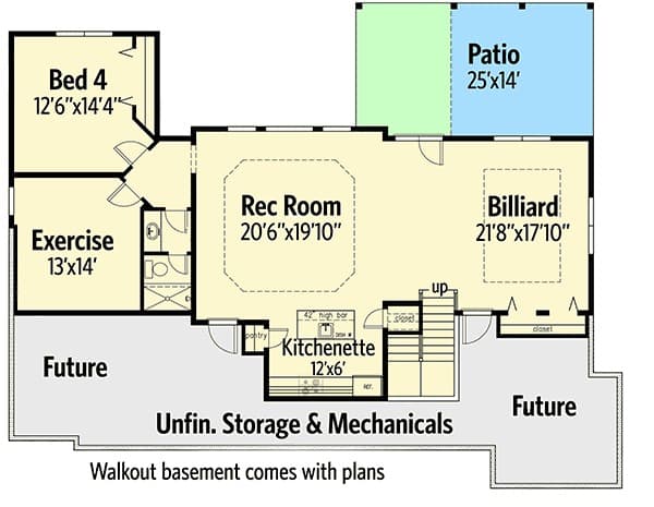 Optional Finished Lower Level