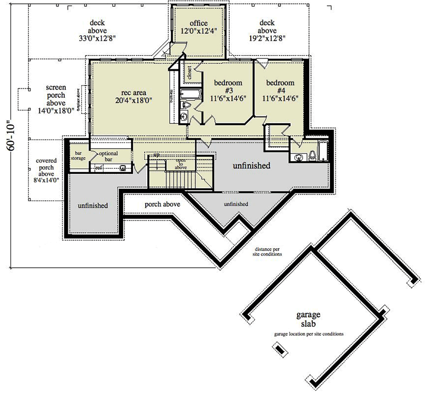 Optionally Finished Lower Level