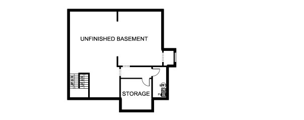 Unfinished Basement Level