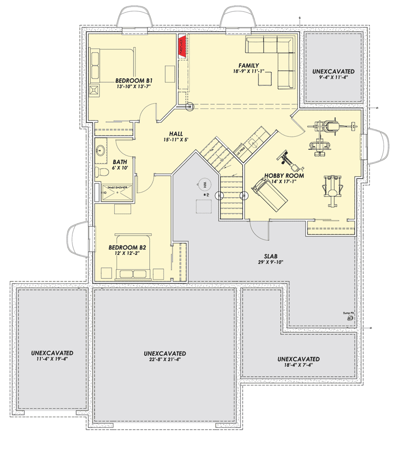 Optionally Finished Lower Level
