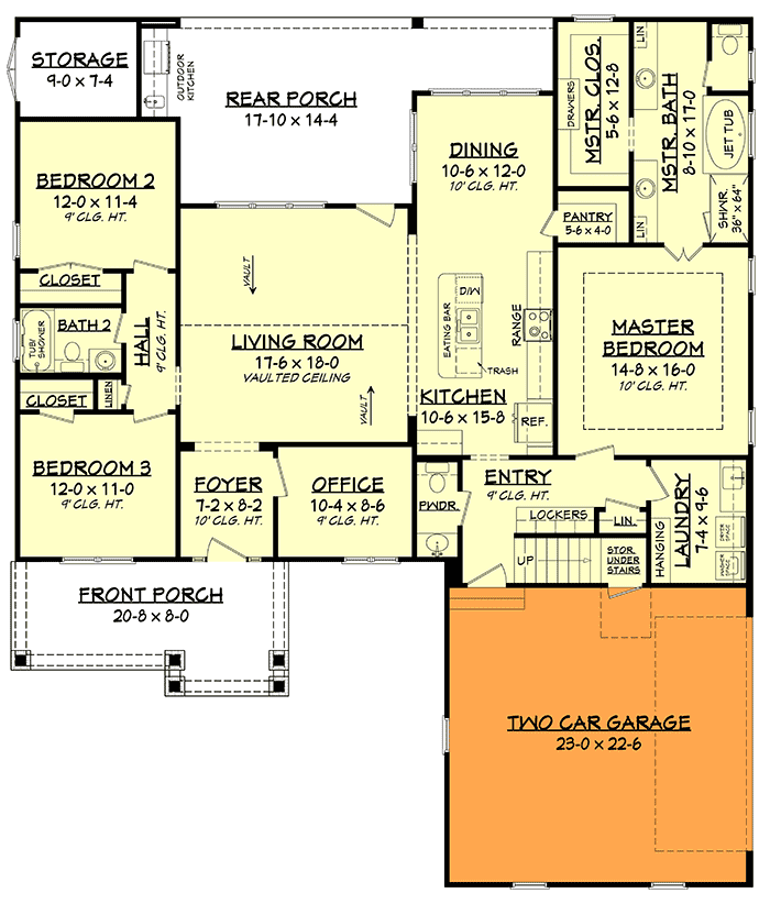 2-Car Side Garage Option