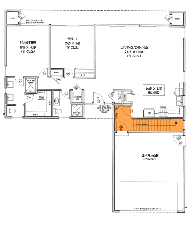 Basement Stairs Option