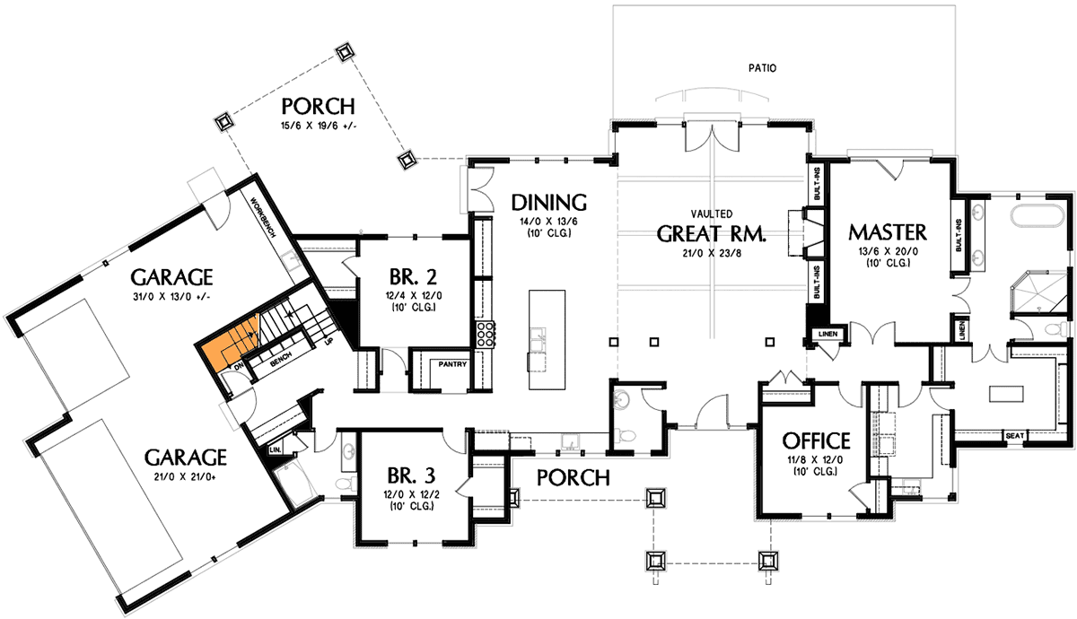Main Level - Basement Version