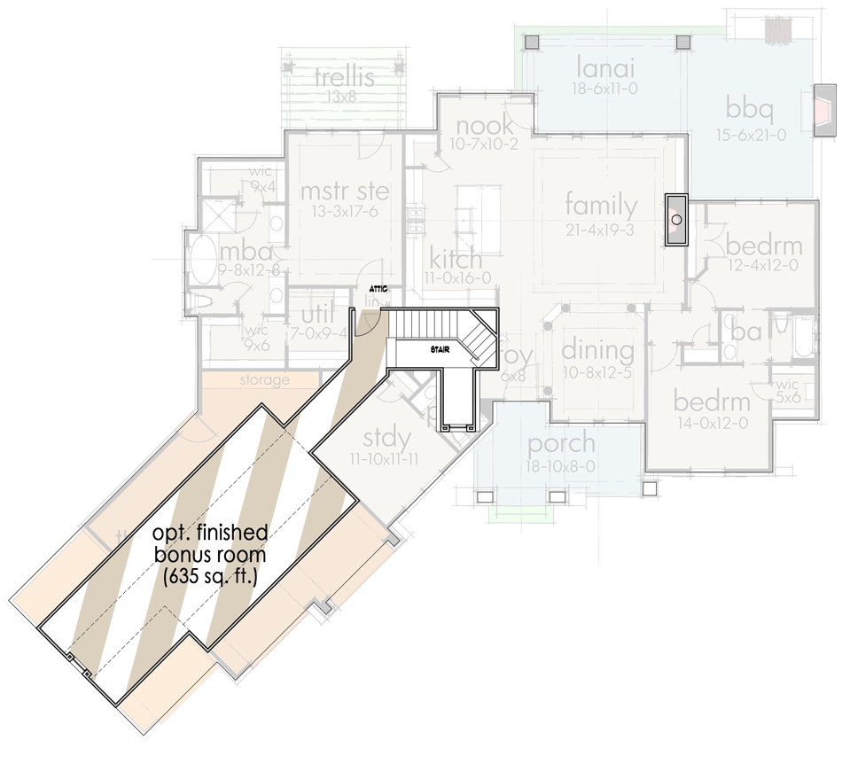 Bonus Level - 3-Car Garage Option ($ Paid Option)