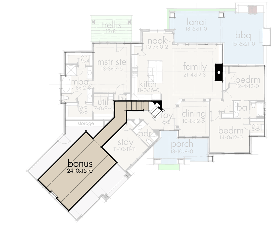 Optionally Finished Bonus Room