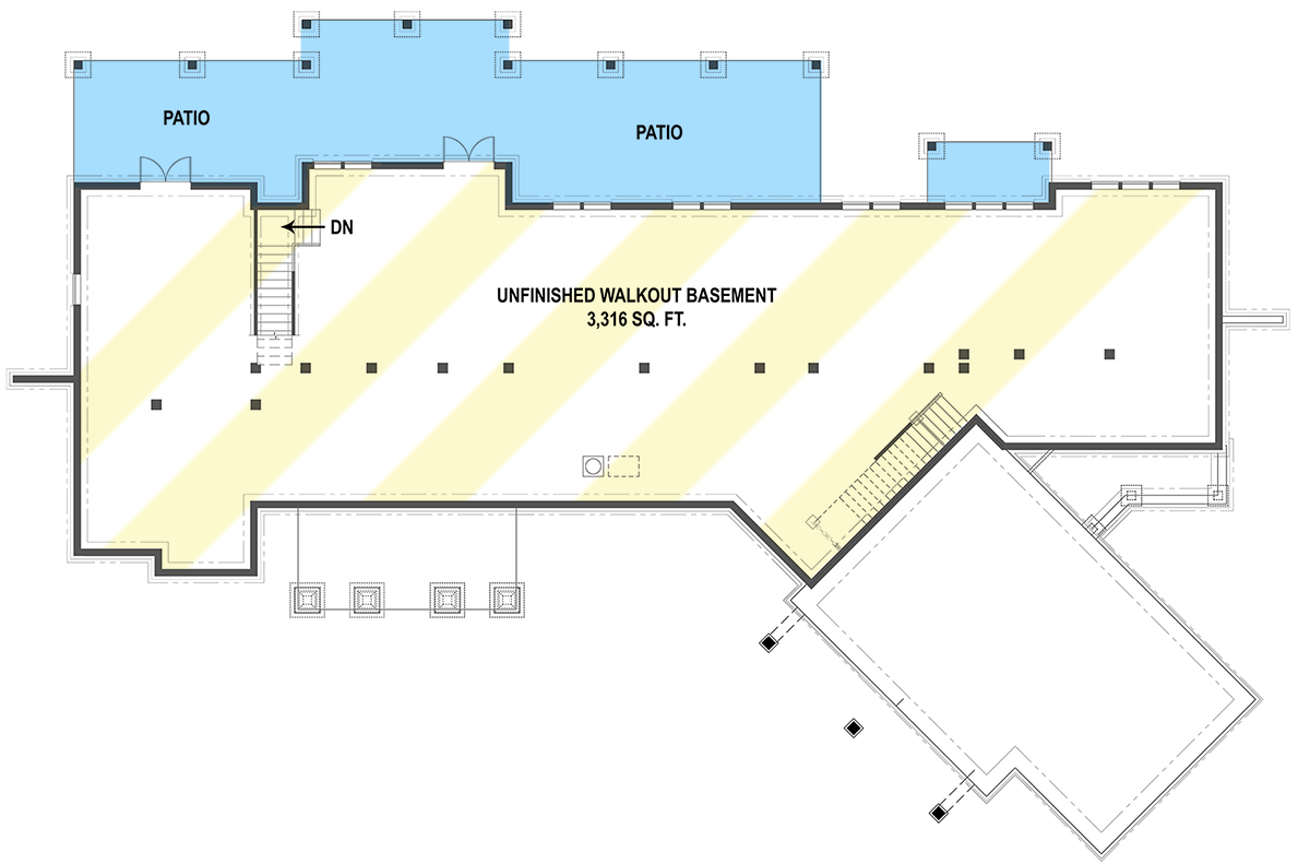 Unfinished Lower Level