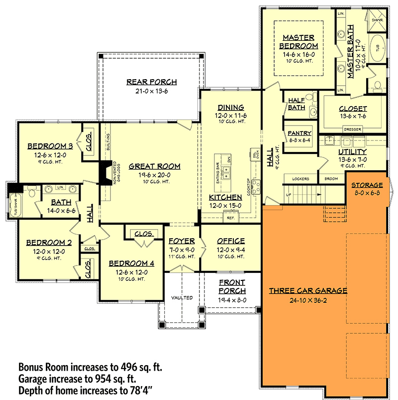 3-Car Garage Option (+$295)