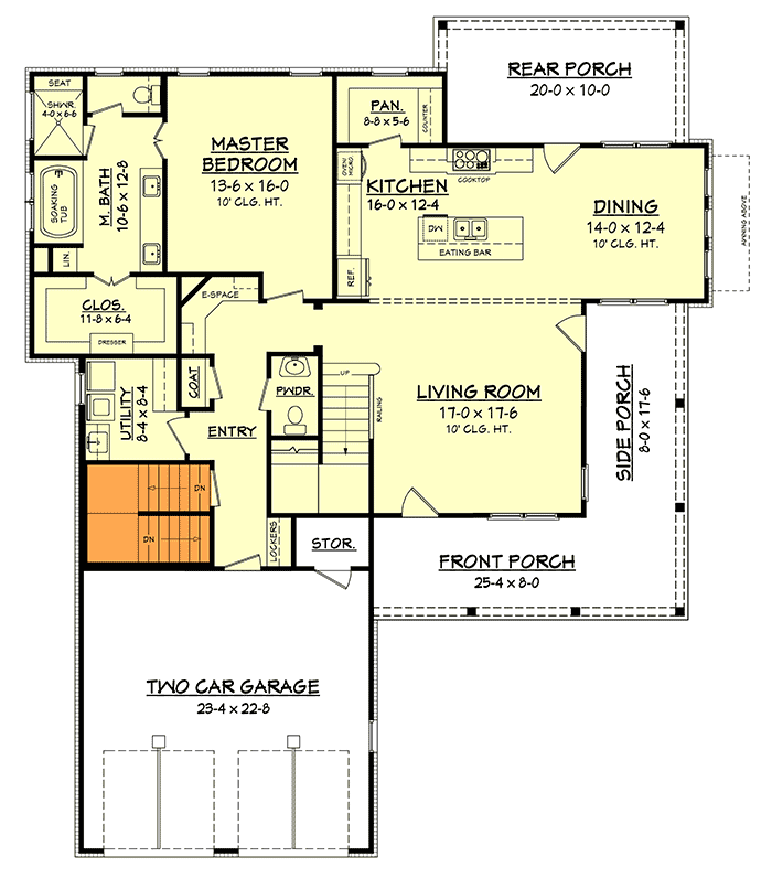 Main Floor - Basement Version