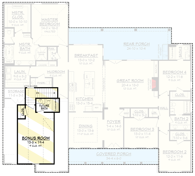 Optionally Finished Bonus Room