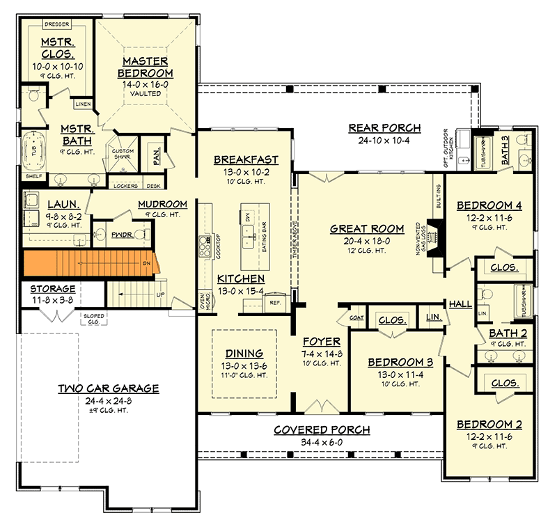 Main Level - Basement Stair Location