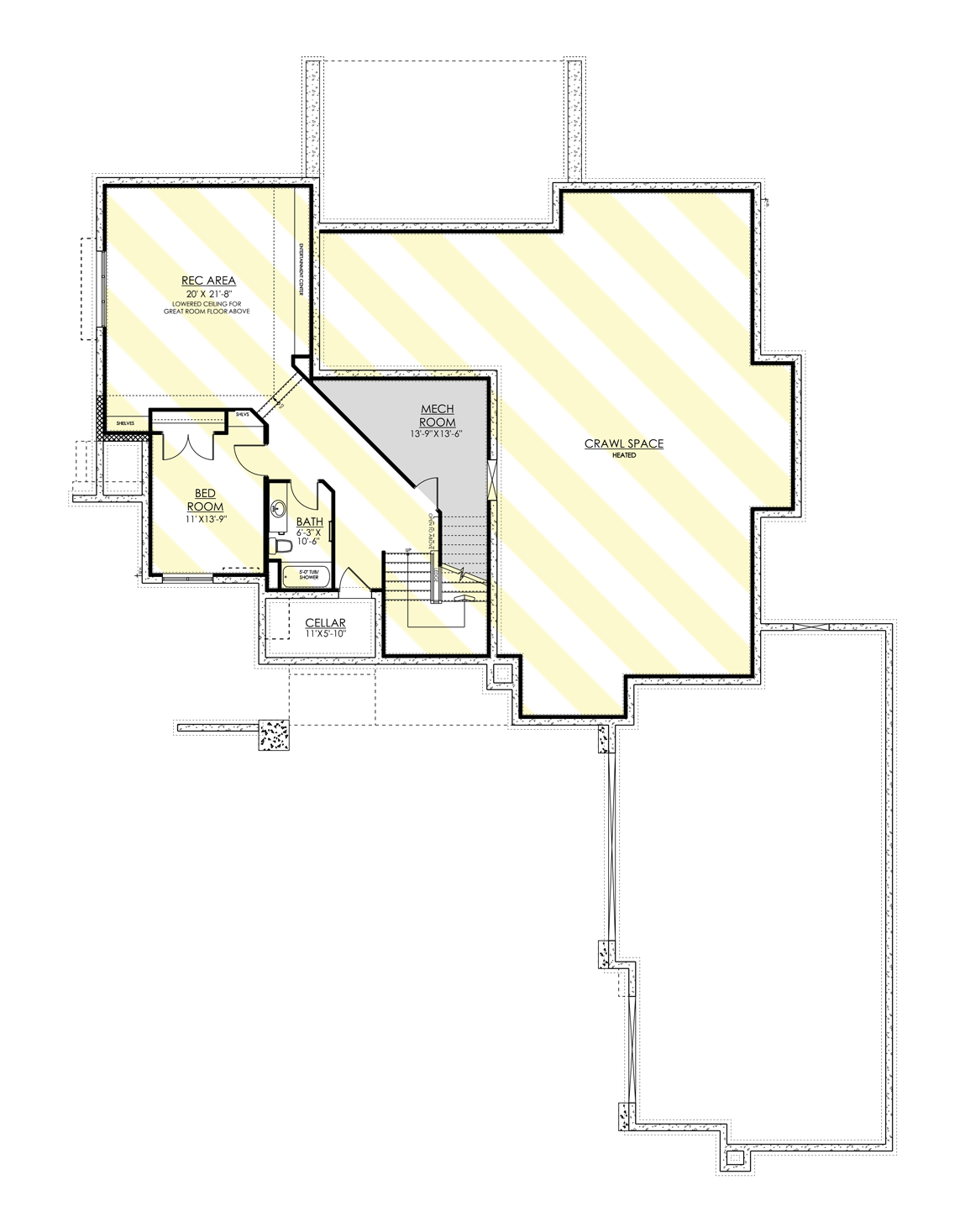 Optionally Finished Lower Level 