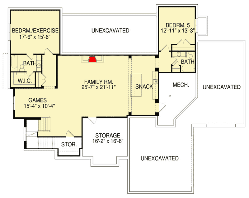 Optional Finished Lower Level