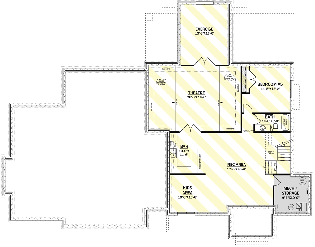 Optionally Finished Lower Level