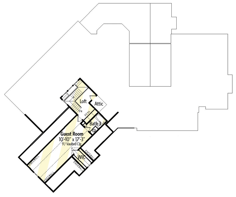 Optionally Finished Bonus Room - Adds 537 SF
