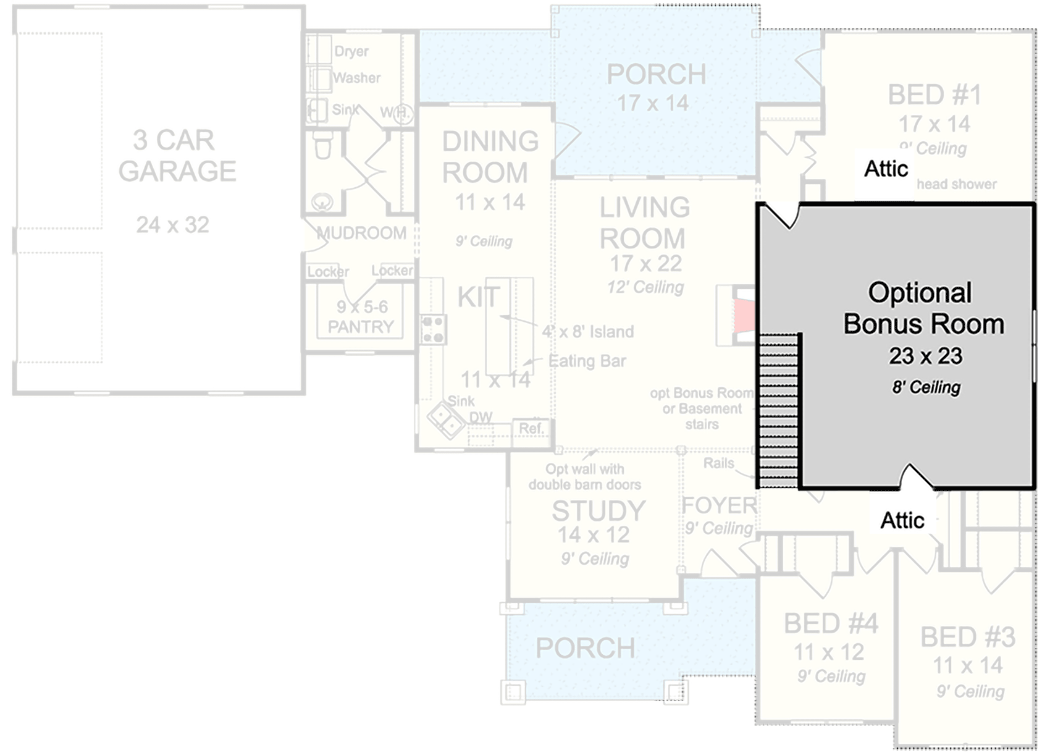 Optional Bonus Room