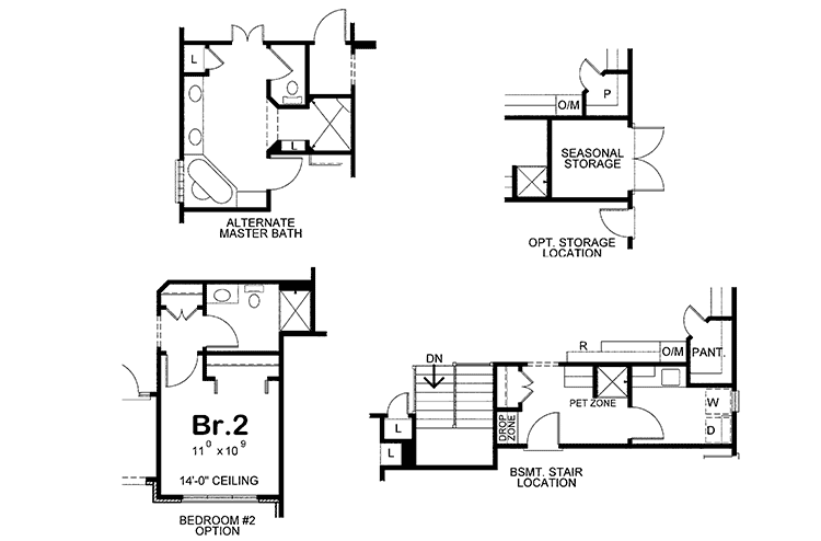 Optional Main Floor Layout