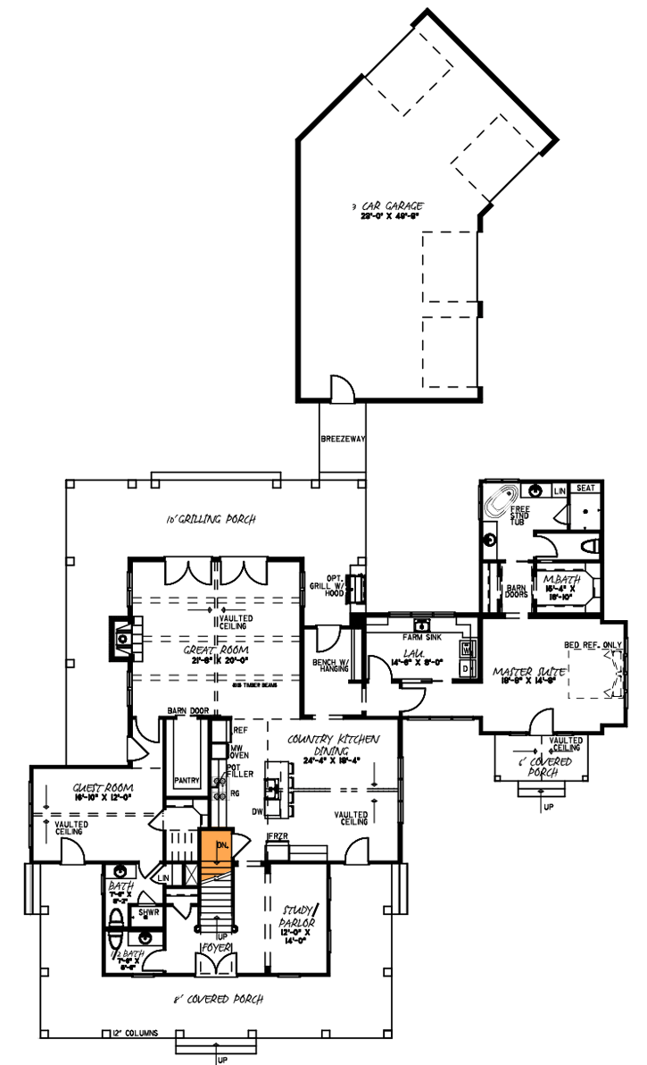 Basement Stairs Location - Main Floor 