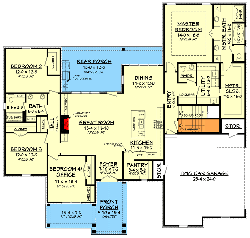 Main Level - Basement Stair Location