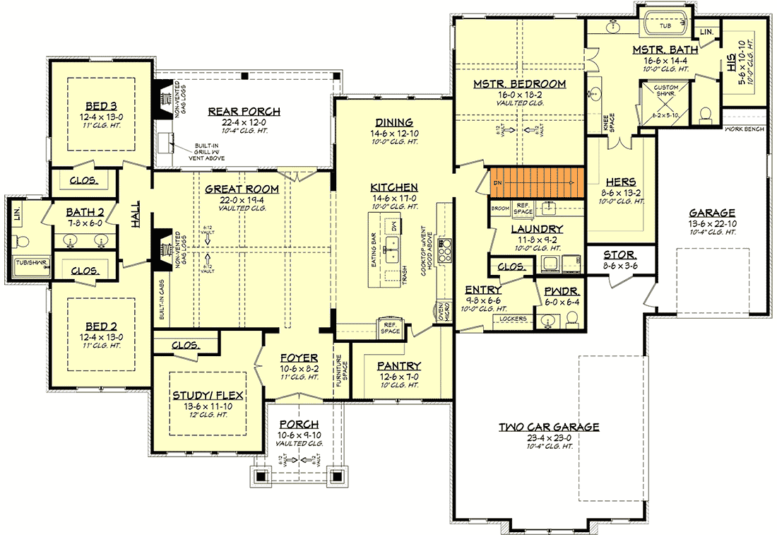 Basement Stairs Layout