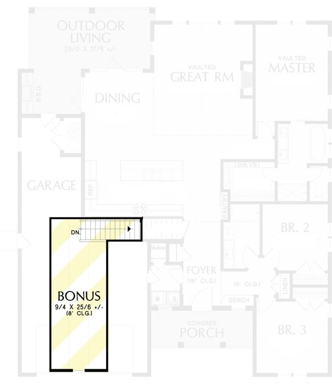 Bonus Room Option 