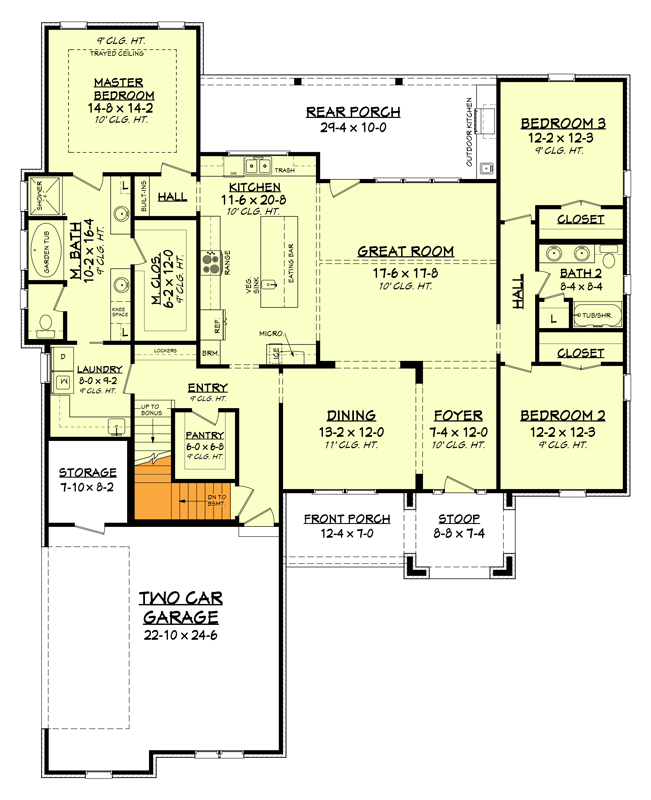 Main Level - Basement Stair Location