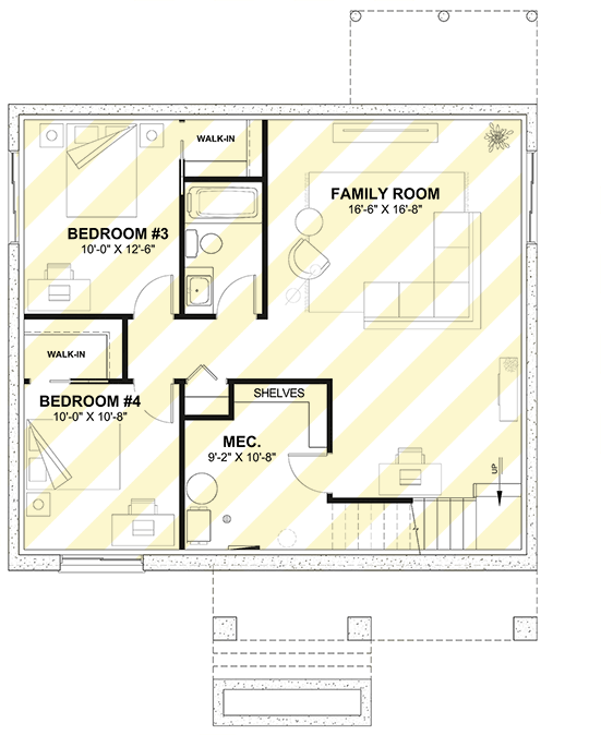 Optionally Finished Lower Level
