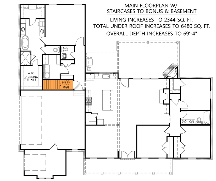 Optional Basement Stairs