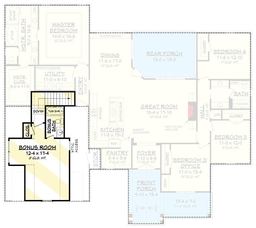 Optionally Finished Bonus Room