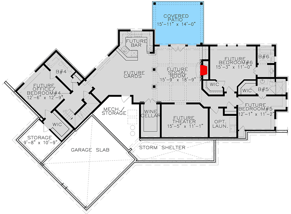 Optionally Finished Lower Level