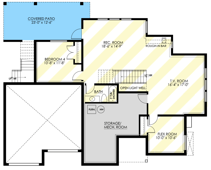 Optionally Finished Lower Level