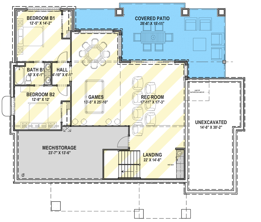 Optionally Finished Lower Level